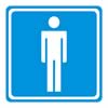 GS-039 SEÑALAMIENTO BAÑO HOMBRES